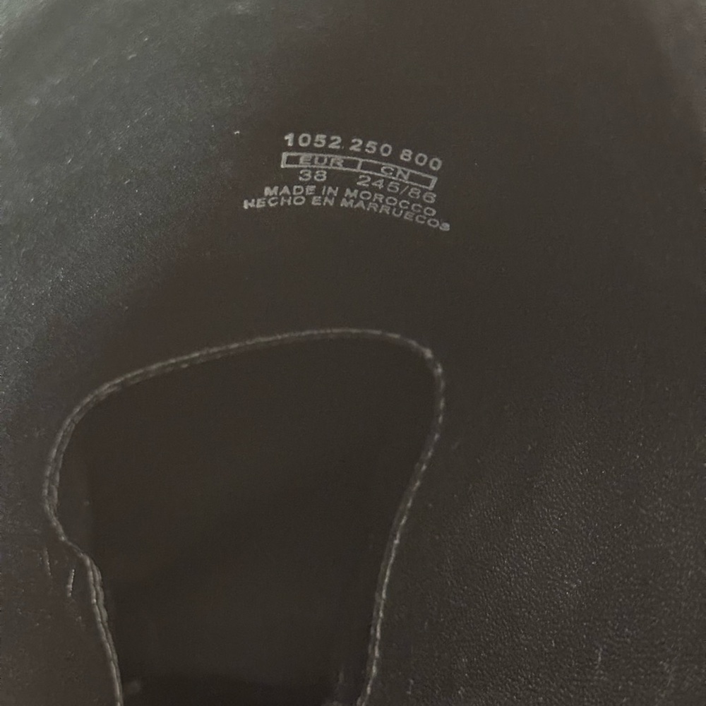 Massimo Dutti Black Leather Riding Boots - Picture 10 of 10
